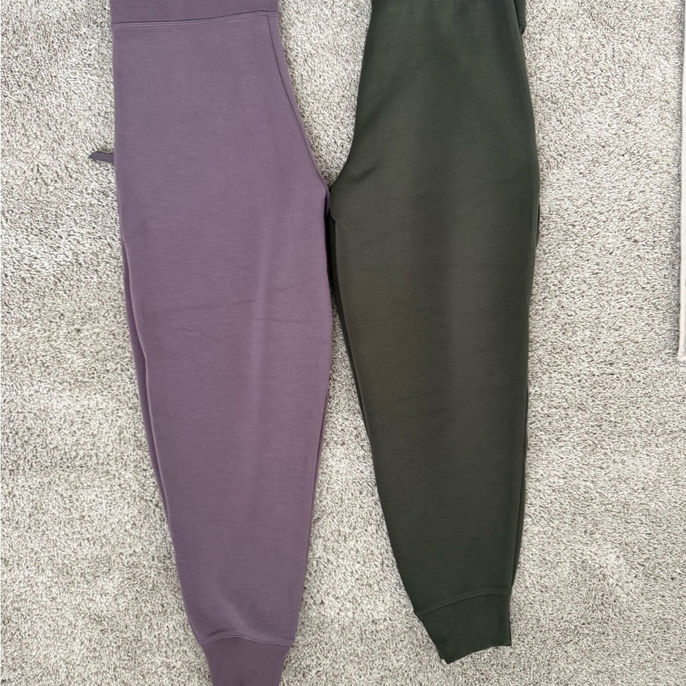 ⭐️ Firm Price ⭐️ Two Kirkland Women’s Purple and Green small Jogger Pants